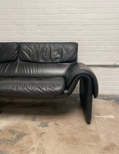 Load image into Gallery viewer, DE SEDE DS-2011 Black Leather Sofa
