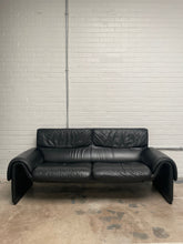 Load image into Gallery viewer, DE SEDE DS-2011 Black Leather 2 Seater Sofa - RENTAL
