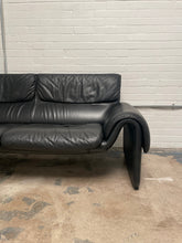 Load image into Gallery viewer, DE SEDE DS-2011 Black Leather 2 Seater Sofa - RENTAL
